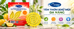 Tấm thơm khử mùi Auramax