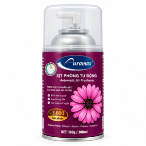 Nước hoa xịt phòng Auramax nắp trắng