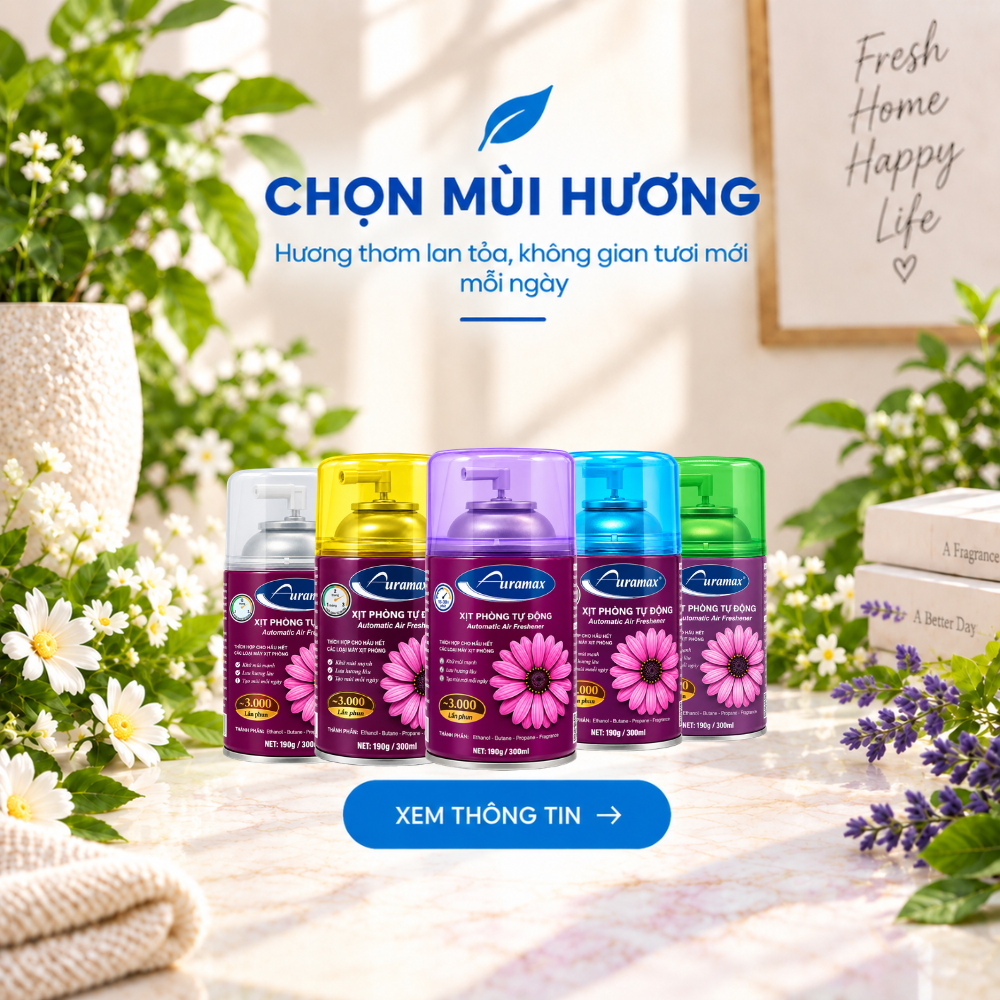 Banner chuyên mục chọn mùi hương Auramax
