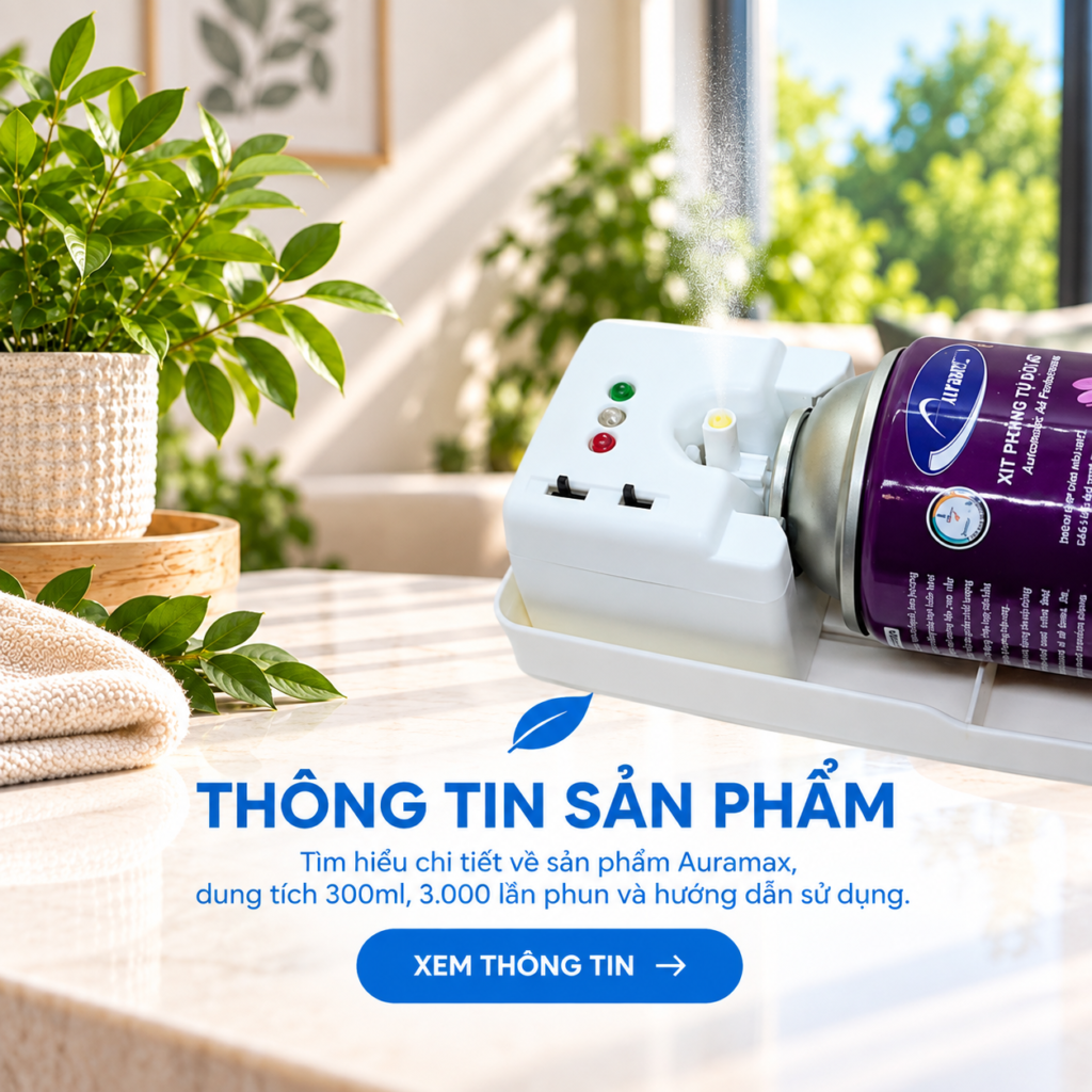 Banner chuyên mục thông tin sản phẩm Auramax